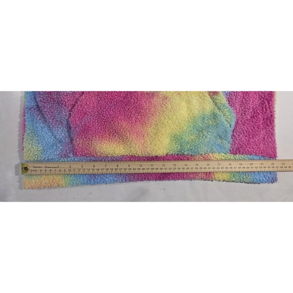 Mattel Barbie Movie "I am Kenough" Rainbow Tie Dye Sherpa Hoodie Unisex Size XL - Picture 11 of 15